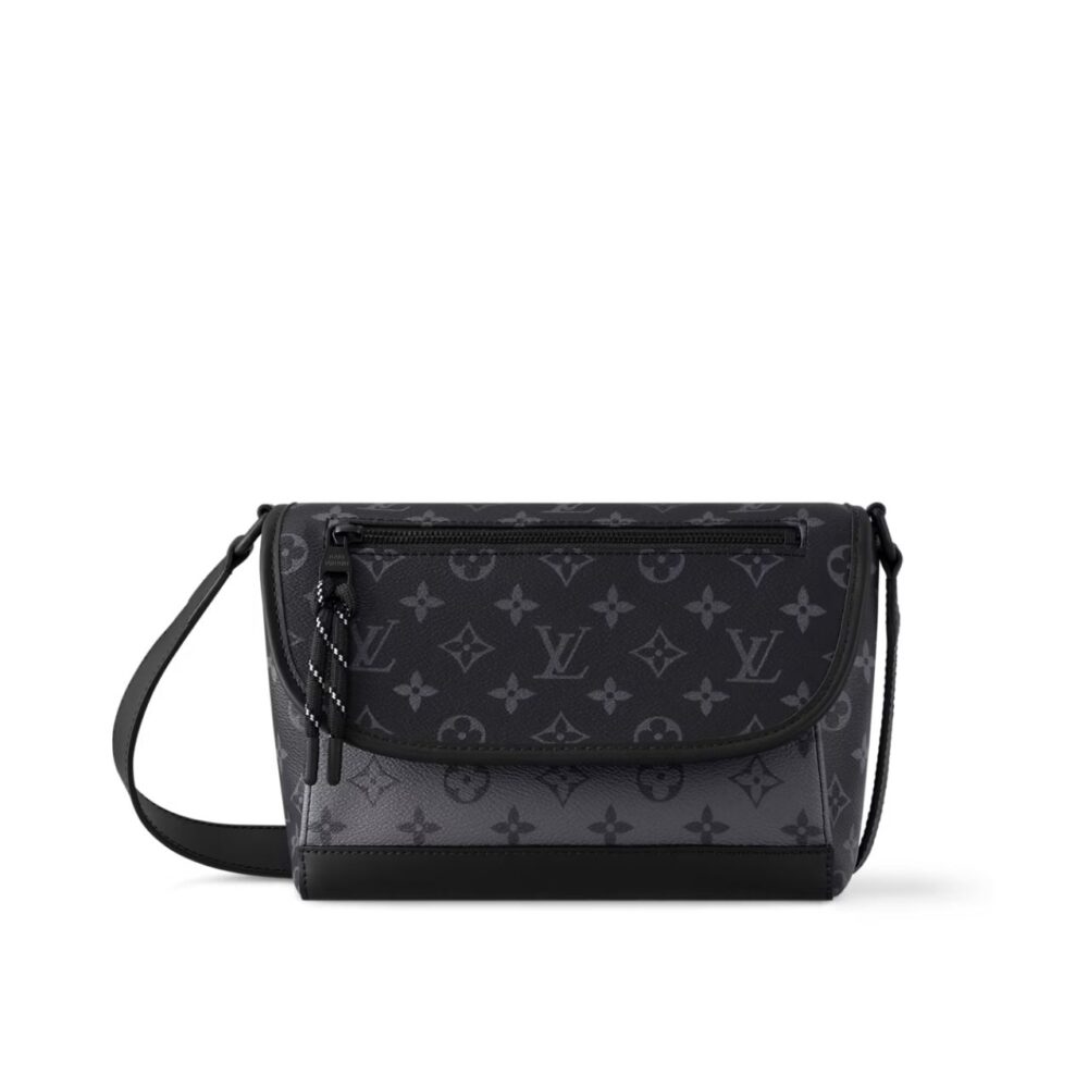 Louis Vuitton Pulse Messenger Monogram Eclipse Reverse 22cm