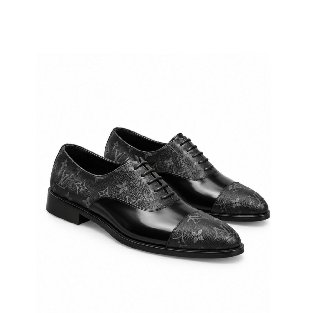 Louis Vuitton Minister Richelieu Monogram Eclipse Black