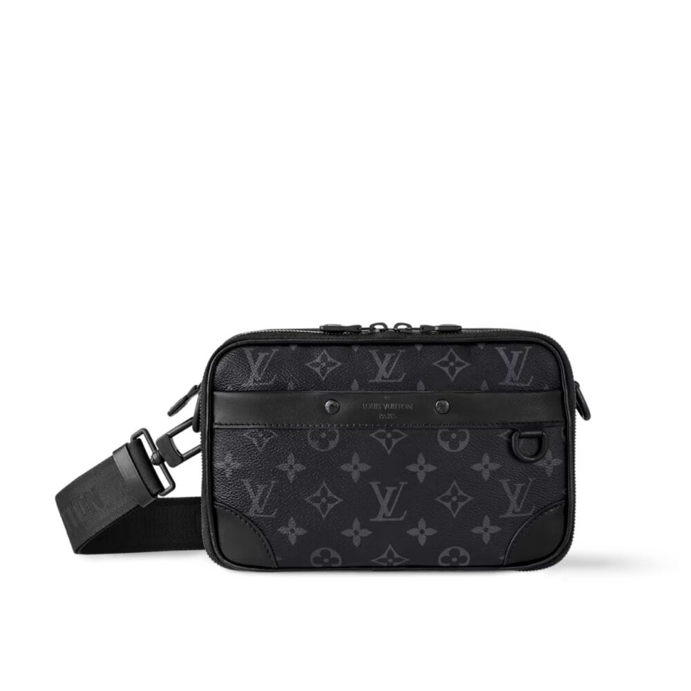 Louis Vuitton Alpha Messenger Monogram Eclipse Black 24cm