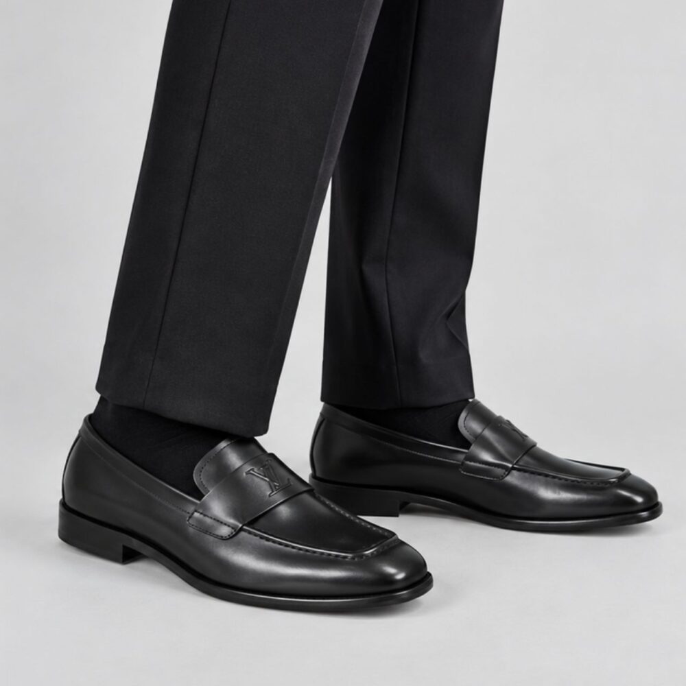 Alternative view of Louis Vuitton Major Loafer LV Initials Black