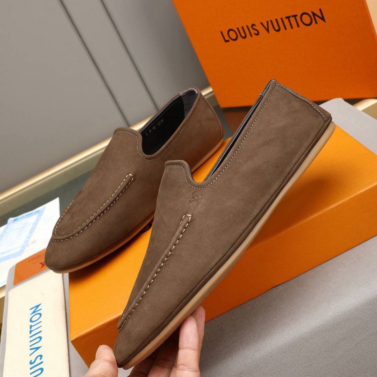 Louis Vuitton LV Horizon Slipper Brown 1AJJA7 - Image 8